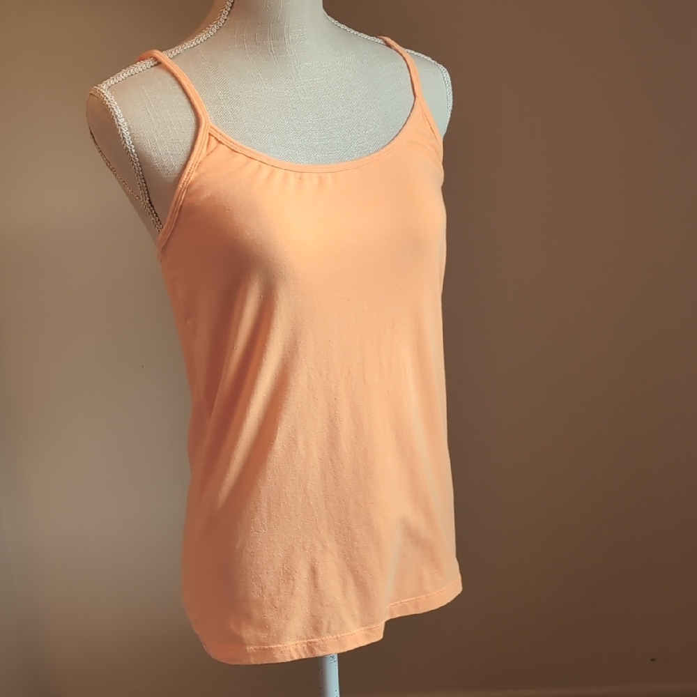 Sherbet Orange Spaghetti Strap Tank